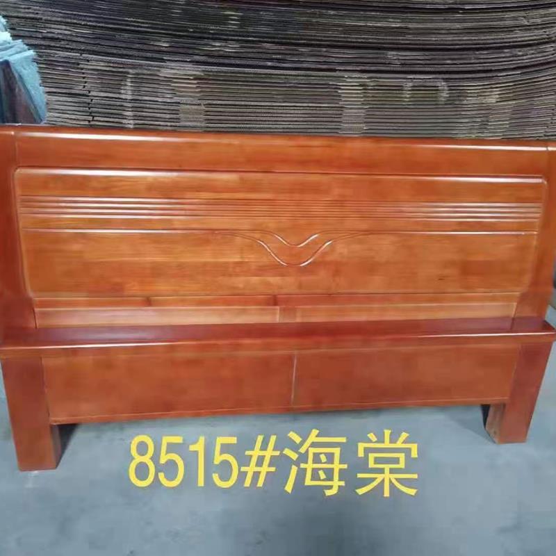 南宁高箱床柳州北海南宁包安装橡木全实木床1.8米中式双人床南宁
