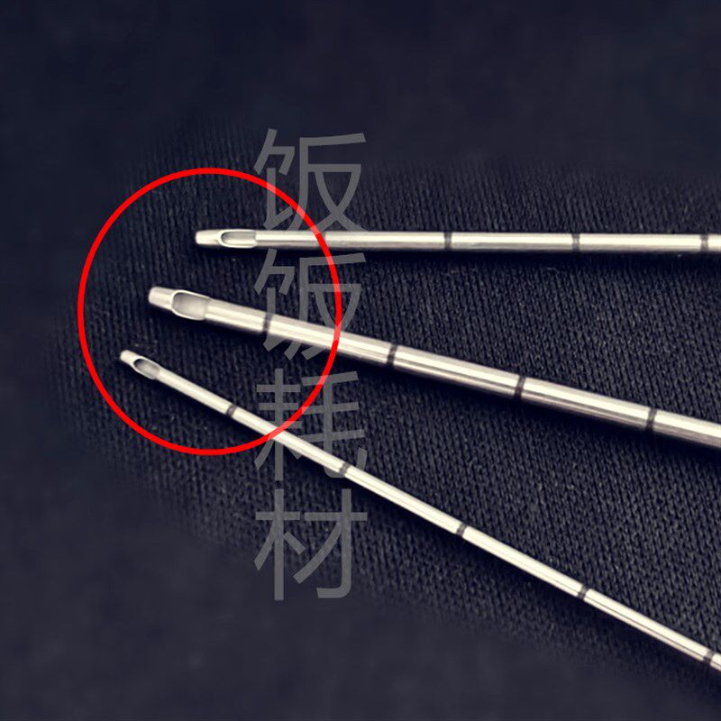 加长圆口钝针18g110mm14g100mm16g70mm一次性顿针带刻度加粗侧口
