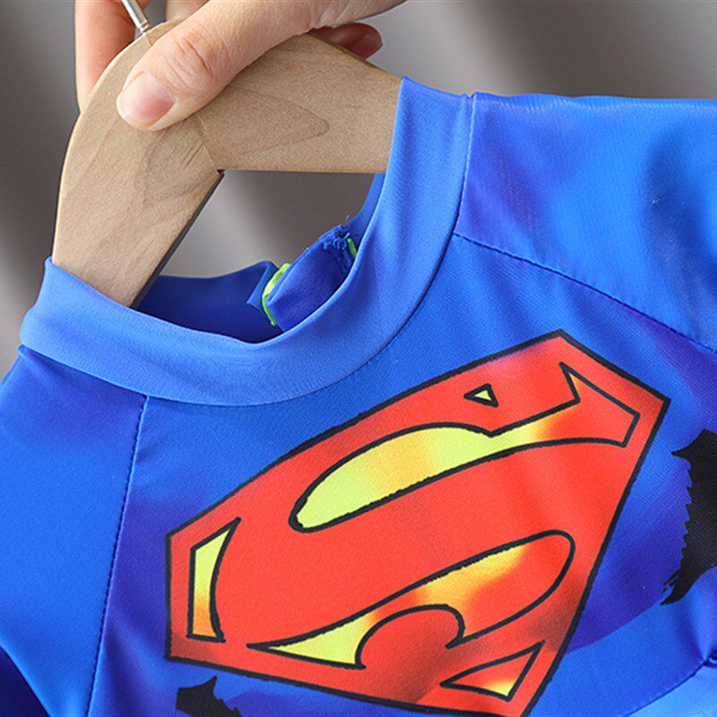 儿童泳衣小童男童婴儿浮力泳装宝宝女童救生圈连体防晒游泳装备