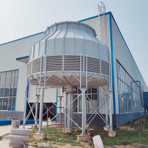 小型圆形FRP冷却塔玻璃钢工业降温冷水塔加厚圆形散热凉水塔