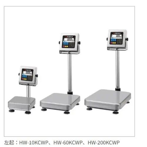 AND爱安得 防尘防水数字平台秤HW-CWP系列 HW-10KCWP、 HW-60KCWP
