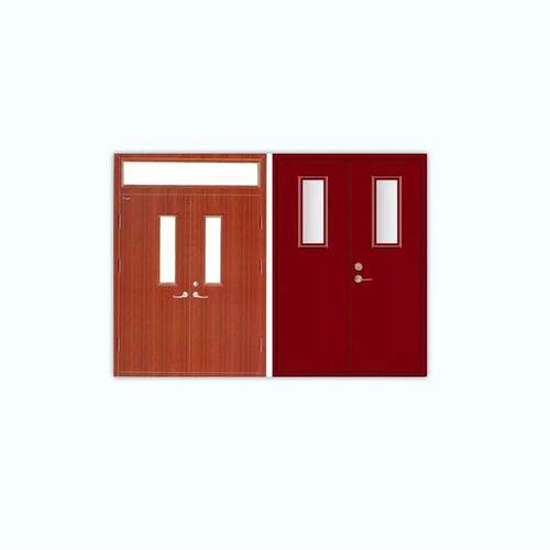 热销价格厂家生产便宜的木质防火门安全防盗门防火窗