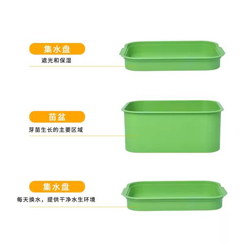 发芽神器豆芽盒子家用加大加厚水培豆芽机快速生豆芽简单方便健康