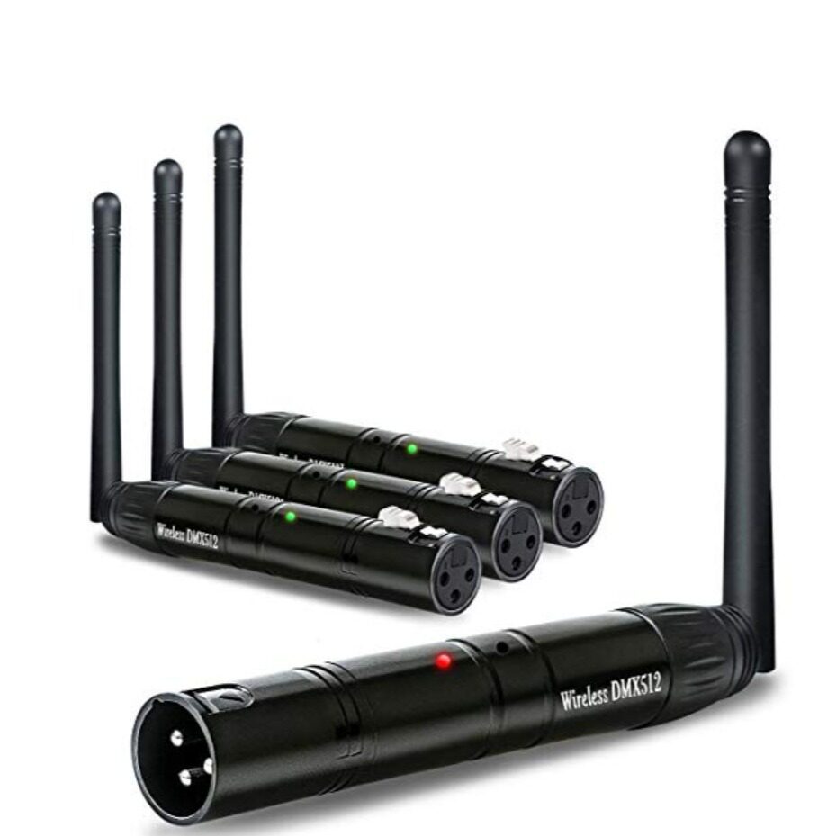 加工定制2.4GXLR无线DMX512控制器 接收发射一体机厂家