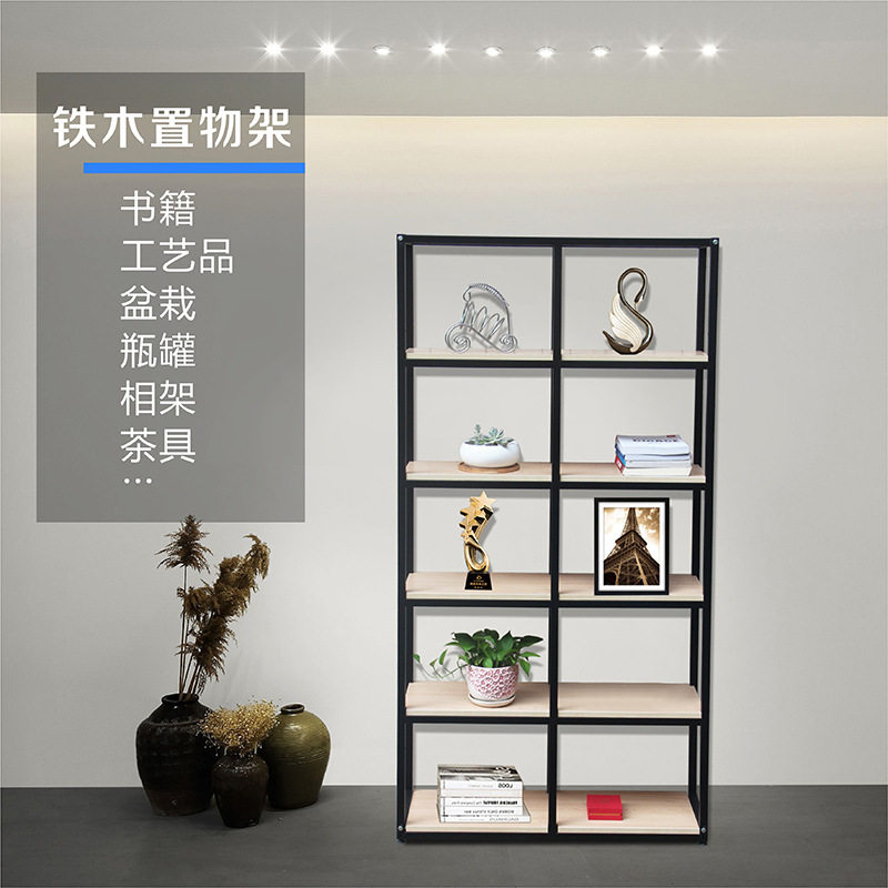 铁艺鞋店展示架办公室陈列架抱枕落地式货架服装店配件展架隔断