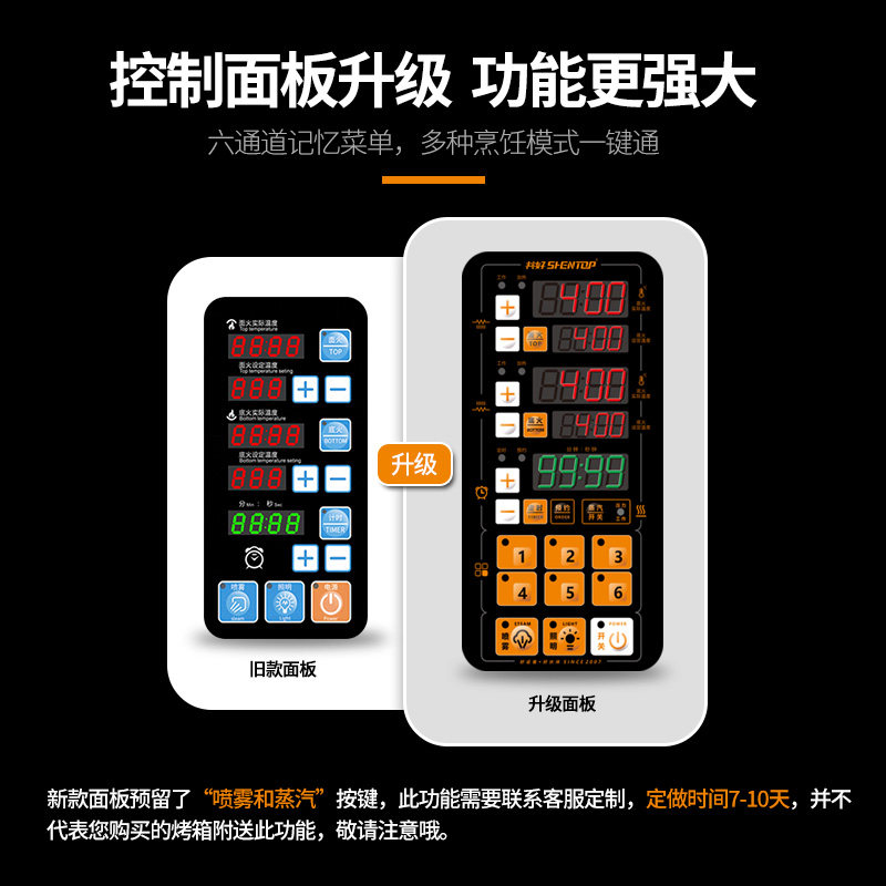 共好一层两盘蛋糕面包烘焙电烤箱机商用大型自动多功能披萨焗烤炉