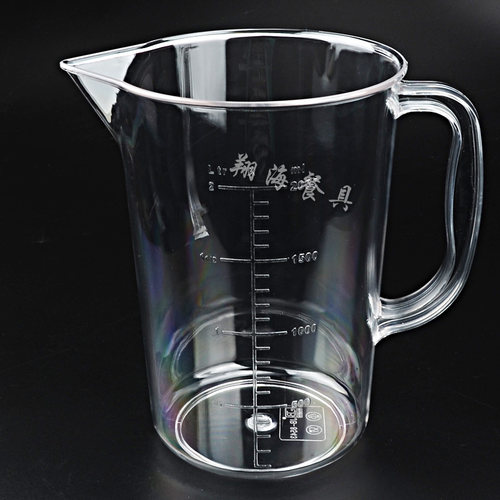 嘉宝3l 带刻度塑料量杯 PC抗摔大水壶 透明水杯 有机玻璃杯子8543