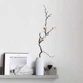 花艺插花 饰中式 真干支花干花装 饰摆件客厅摆设落地干花文艺干枝装