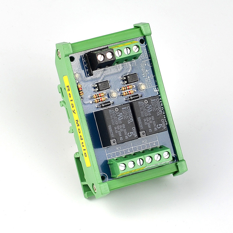 光耦隔离继电器模组 模块 3.3V/5V/12V/24V单片机 PLC信号放大板