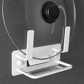 厨房锅盖架置物架壁挂免打孔神器放菜板砧板挂架家用多功能收纳架