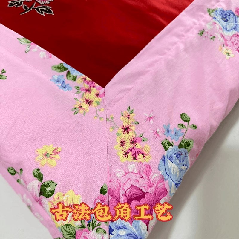 大红龙凤结婚被套 贡缎绸缎四周拉链可拆卸活里 暖蓄热被套