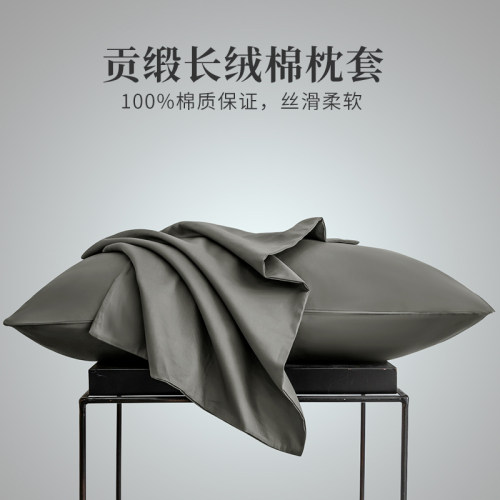 家用高档长绒棉枕套一对装纯棉全棉小尺寸40x60cm35x55cm30x60cm