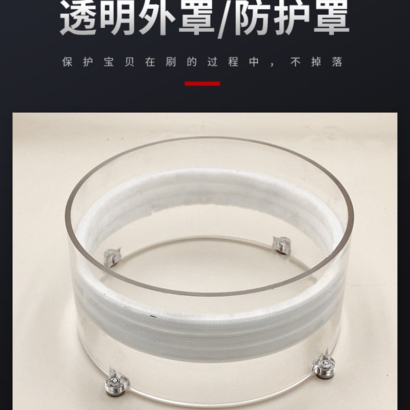 文玩电动刷盘全自动佛珠金刚抛光机多功能核桃盘串包浆机刷串神器