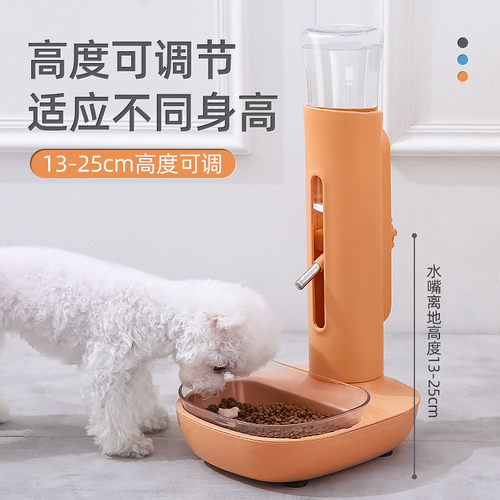 狗狗喝水器不湿嘴悬挂式水壶喂食喂水用品宠物水盆猫咪自动饮水机
