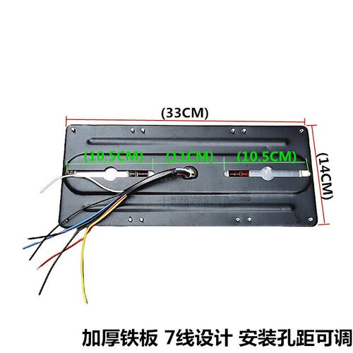 东风多利卡福瑞卡凯普特锐铃尖头货车24VLED超亮后尾灯刹车灯总成