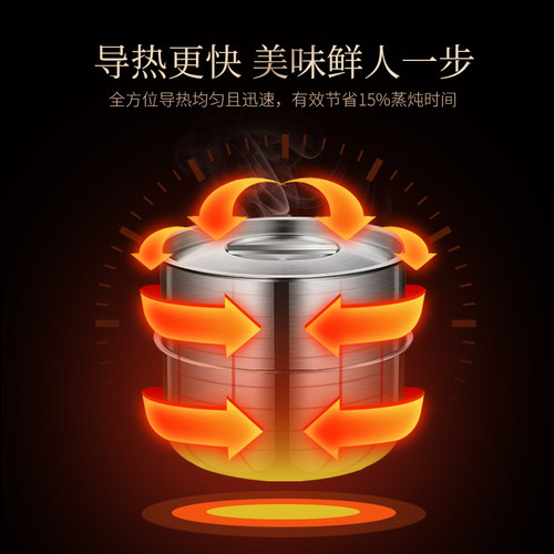 304不锈钢带盖蒸蛋碗宝宝蒸鸡蛋羹专用婴儿家用耐高温蒸饭碗炖盅