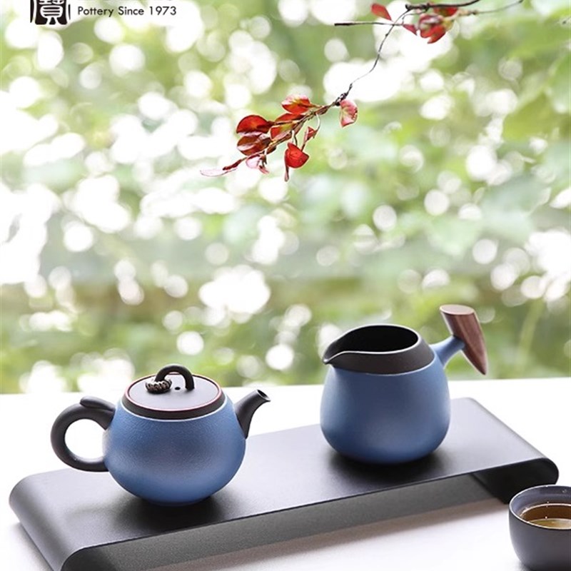 陆宝陶瓷茶具金喜环茶礼整套高端客厅功夫茶具套装中式茶器礼盒装