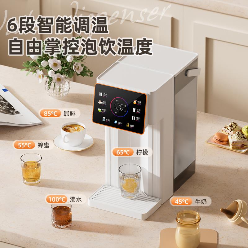 灿富饮水机即热式过滤迷你网红台式家用过滤电烧水壶茶吧机自动