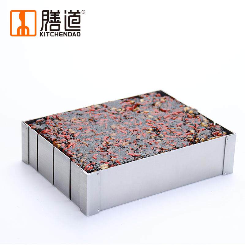 阿胶糕模具2.5斤不锈钢分条模具制作阿胶糕全套工具专用阿胶盘定