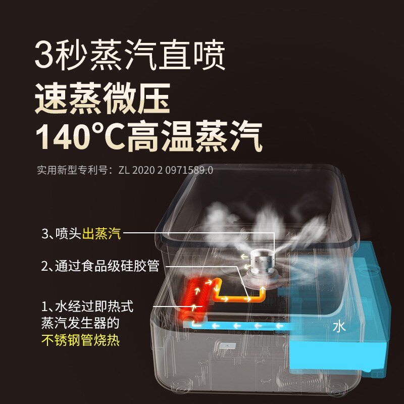洁氏海鲜蒸汽锅玻璃电蒸锅家用2025多功能桑拿蒸煮炖一体蒸锅406A