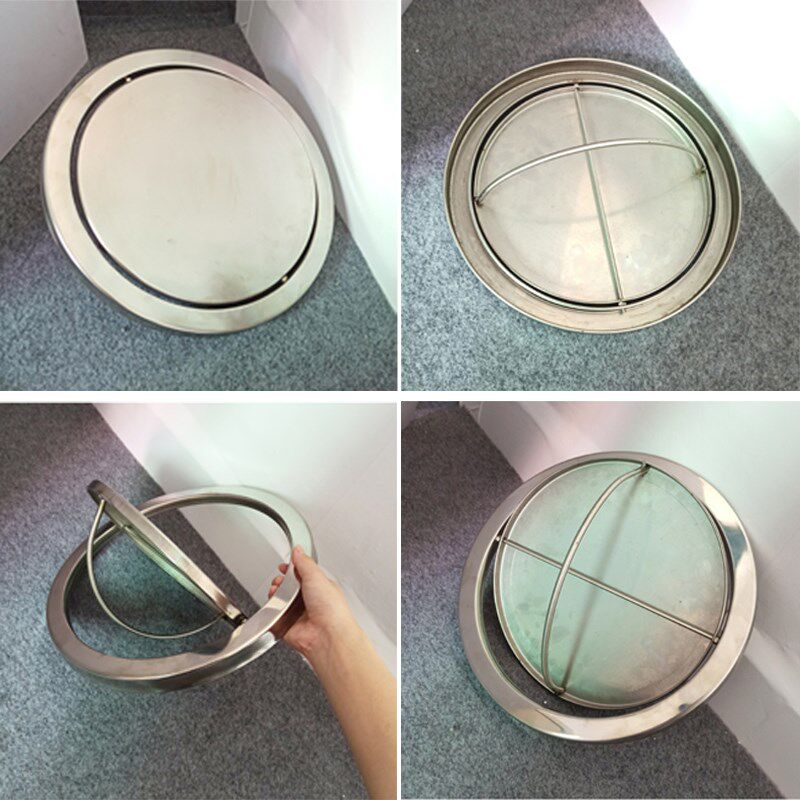 商场 港式垃圾桶盖子 机场垃圾箱摇盖30cm 高铁站38cm 配件大小号