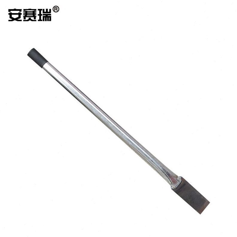 安赛瑞破冰铲钢管柄扫雪铁铲环卫清扫除冰建筑路面除冰镐总长1.3c