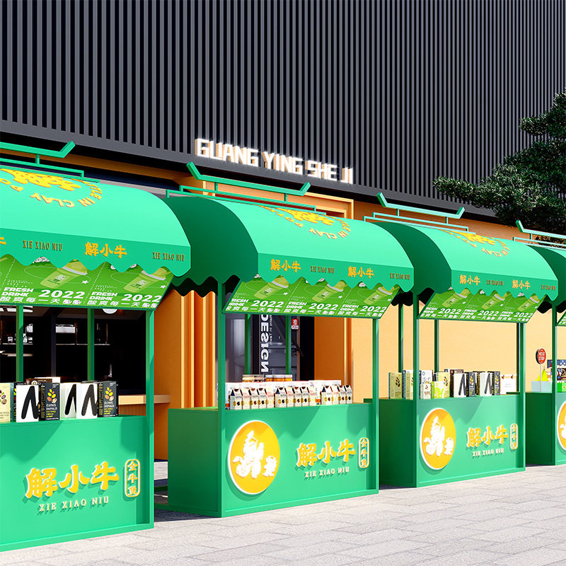 户外摆摊架集市摊位架美食街广场展示架商业街大型活动夜市摆摊架图片