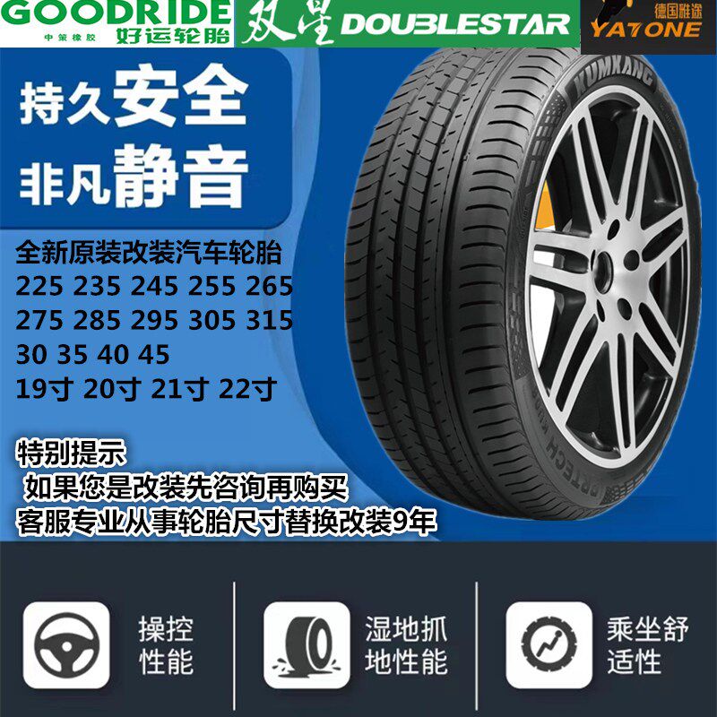 轮胎235/245/255/265/275/285/295/305/35R19 40R22 30R20 45R21 - 实物图