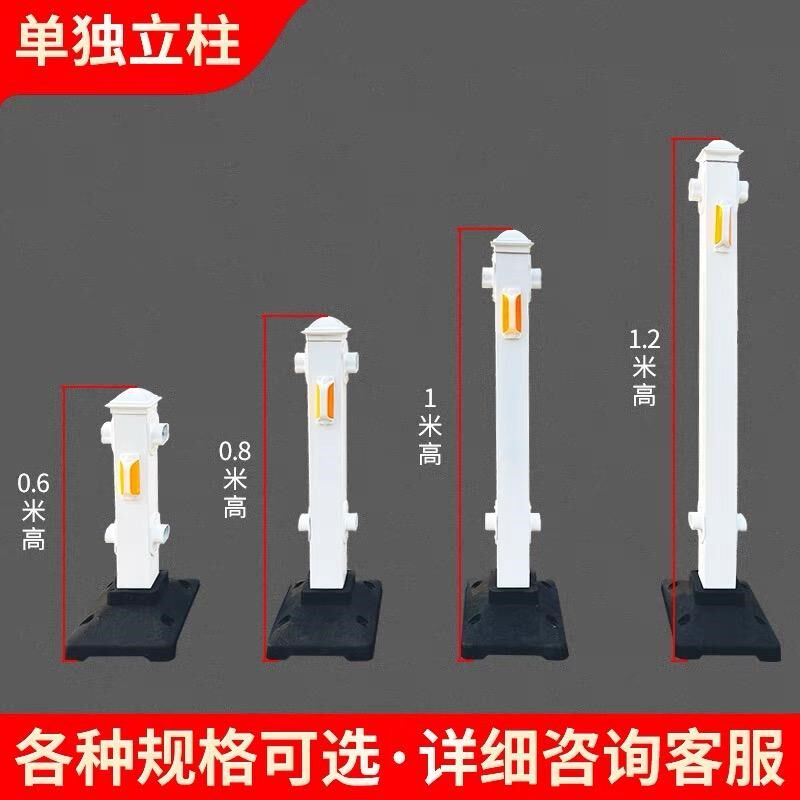 恒麦护栏市政道路护栏立柱杆人行道防撞隔离栏杆锌钢立柱配件