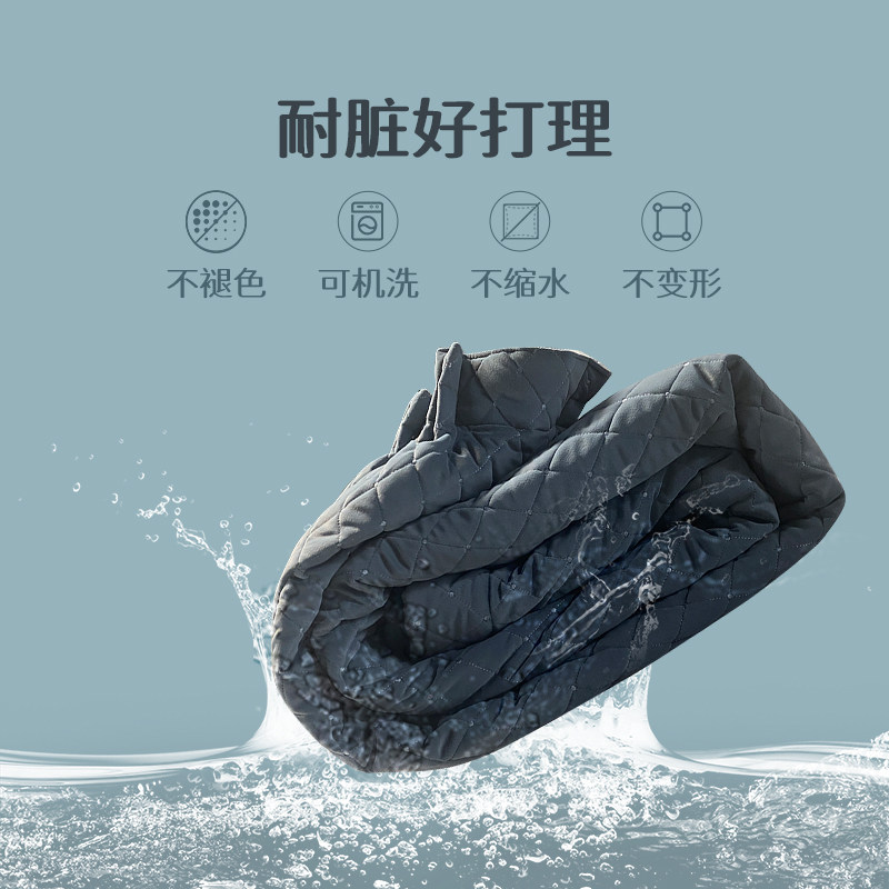 欧轩 超强隔音窗帘加厚全遮光专业马路吸音降噪隔热防晒帘消声