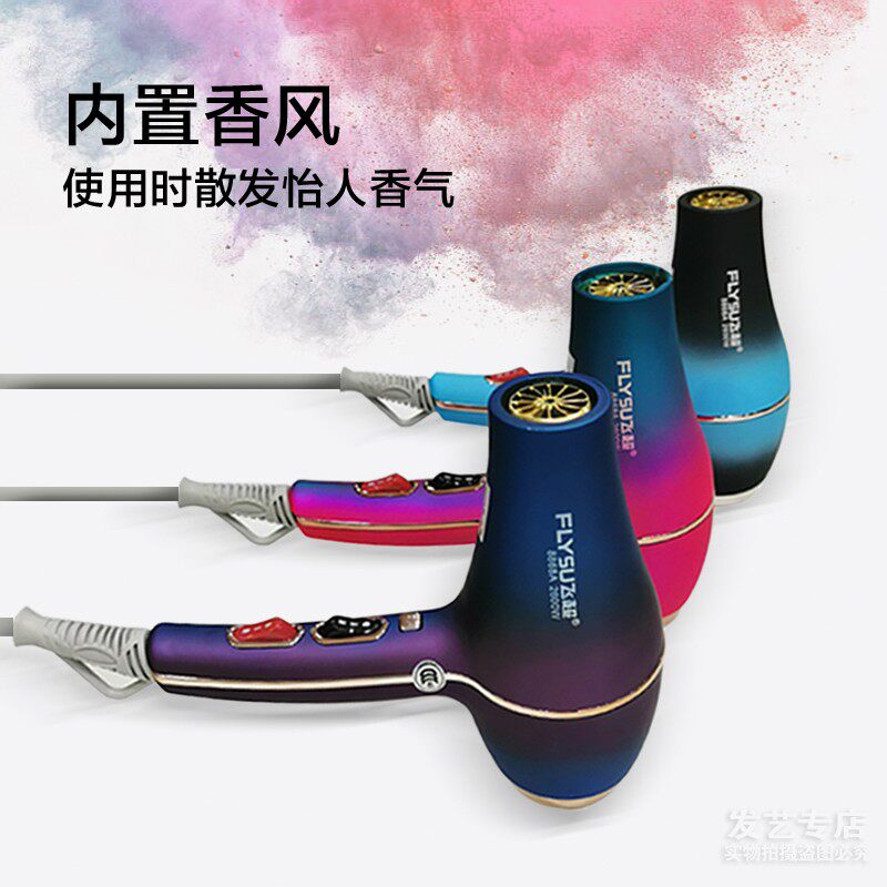 飞超8868A迷你吹风机理发店用造型风筒2600W静音电吹风大功率发廊