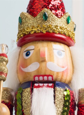 复古怀旧胡桃夹子木偶人士兵音乐盒圣诞节礼物创意八音盒礼品摆件