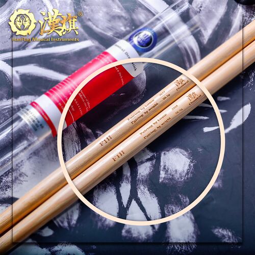 漢旗古典小军鼓鼓棒F1H/2H/3H/4H/5H/6H/7H小圆头胡桃木鼓槌