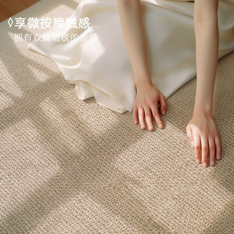 电脑椅子地垫卧室床边脚垫子梳妆台书房防滑地毯垫转椅凳子吸尘垫