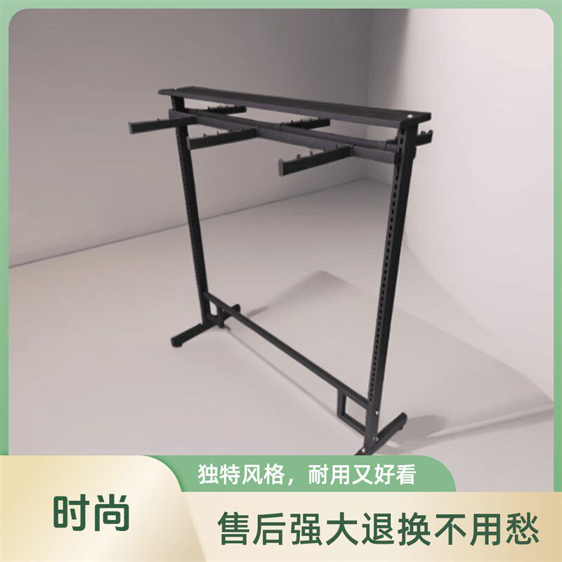 落地衣帽架家用晾衣架服装架男女装六臂货架铁艺童装店服装展示架