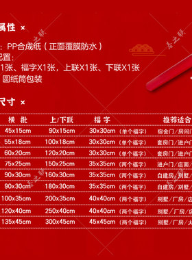 2022虎年新年春联乔迁新居个性创意福字大门对联装饰年货平安喜乐