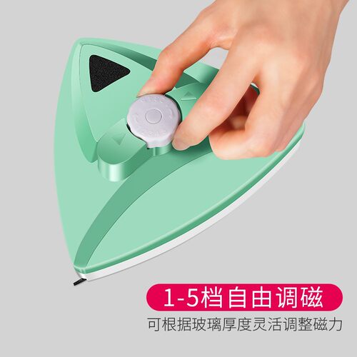 新款擦玻璃神器双层中空磁性绿色玻璃擦家用双面窗户洗刮刷擦窗器