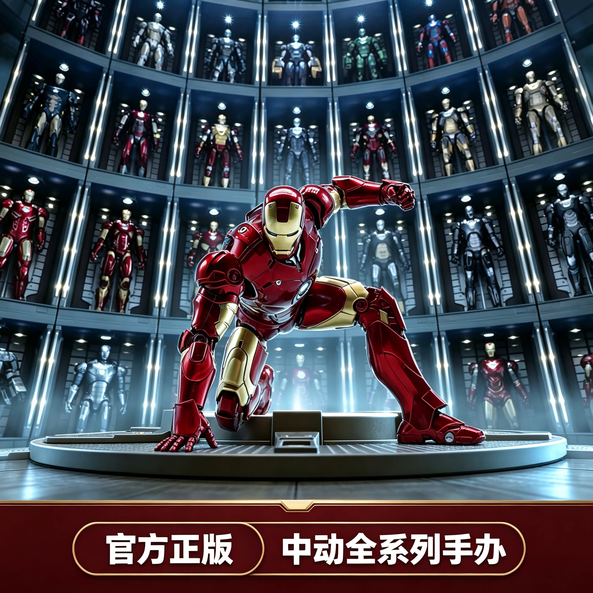 中动钢铁侠全系列手办复仇者联盟图片