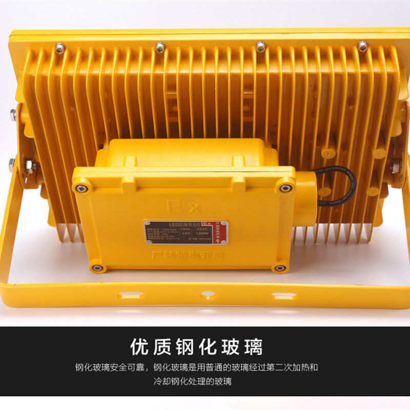 LED防爆灯50W100W车间仓库煤棚照明灯150W加油站泛光灯投光灯200W