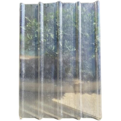 采光瓦透明瓦片塑料屋顶透光瓦楞阳光板厂房耐力大雨棚钢化隔热瓦