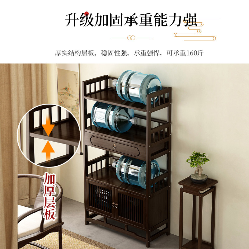 茶水柜客厅储物置物架家用茶叶柜茶台桌边柜茶具收纳柜办公室茶柜