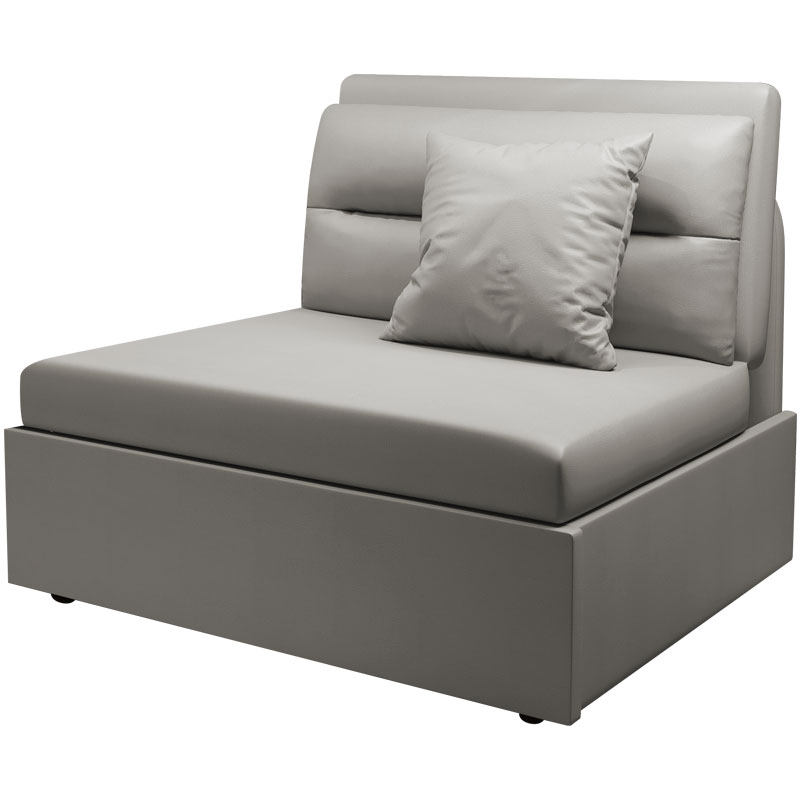 科技布沙发床坐卧两用客厅多功能80cm小户型可折叠单人1米宽皮质