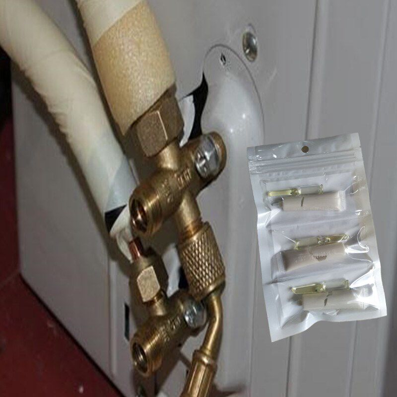 空调压缩机铜管焊接头漏氟修补胶冰箱冷凝器弯头裂缝沙眼小孔堵漏