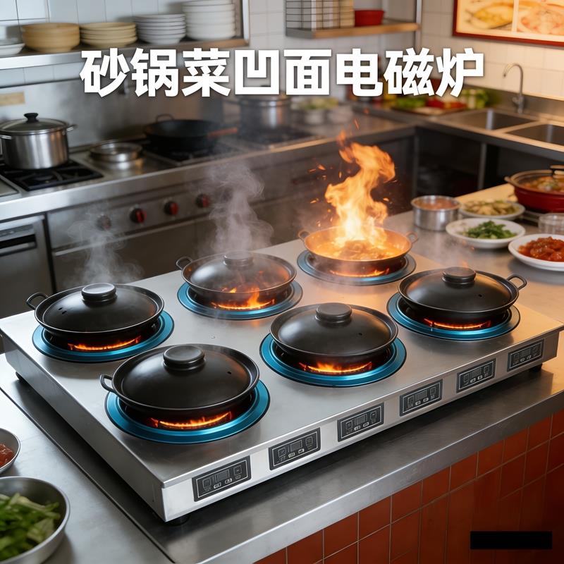 砂锅菜凹面煲仔饭机啫啫煲仔炉全自动怀旧光波炉电陶炉砂煲炉商用