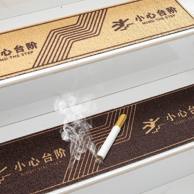 室内楼梯踏步垫防滑地垫门口大理石小心台阶贴自粘别墅实木梯家用