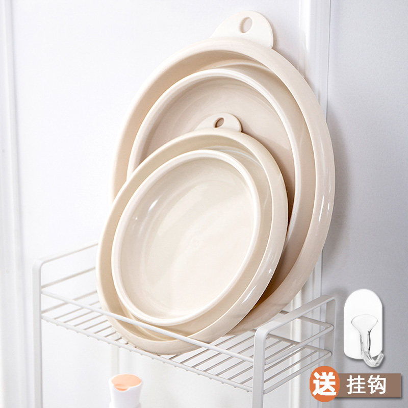 便携式可折叠洗脸盆浴室用盆旅行户外婴儿盆家用冲凉房塑料盆子