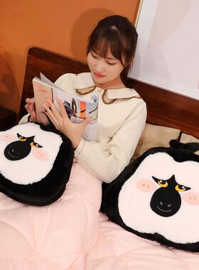 白面猴杜杜抱枕被子两用沙发客厅办公室靠枕趴睡小枕头毯子二合一