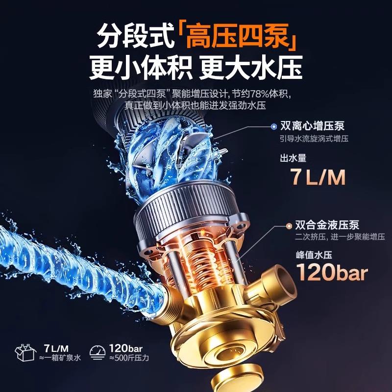洗车机220v高压家用水枪强力洗地大功率洗车水泵增压清洗机刷车抢