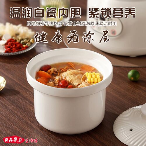 2025新款电炖锅陶瓷煲汤家用炖汤锅煲汤锅宝宝辅食锅婴儿煮粥锅熬