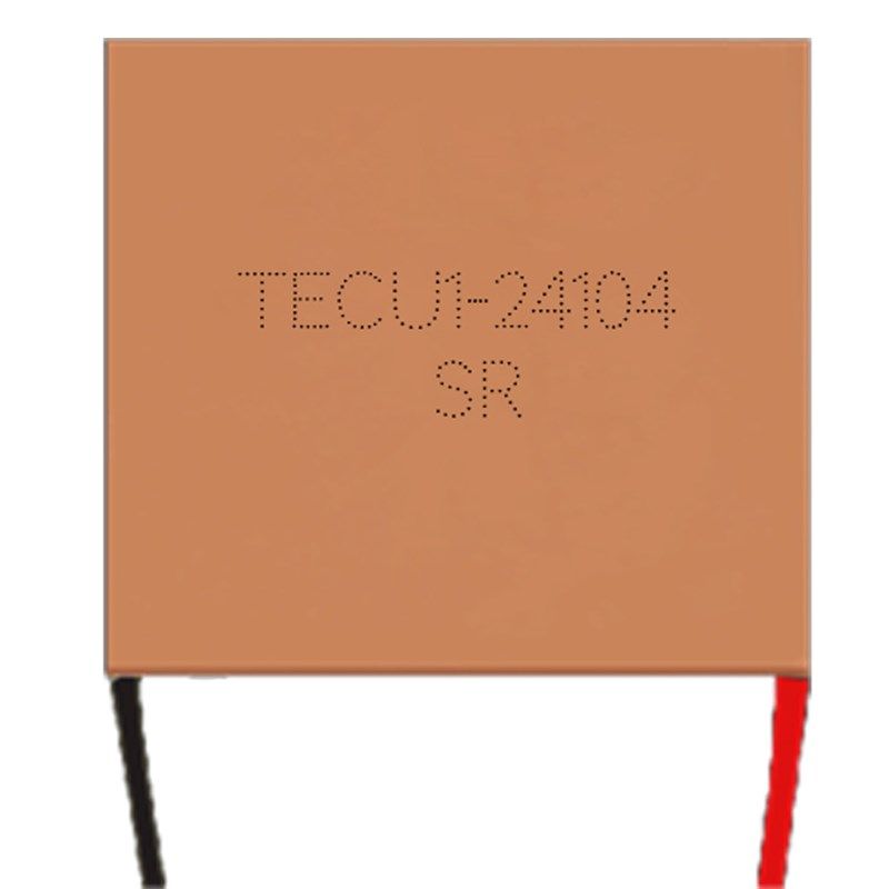 TECu1-24104 纯紫铜制冷片制冷器24V快速导热致冷芯片40*40*1.9MM
